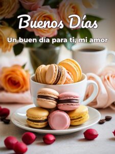 Buenos días amor frases cortas para celular