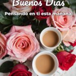 buenos días pensando en ti esta mañana