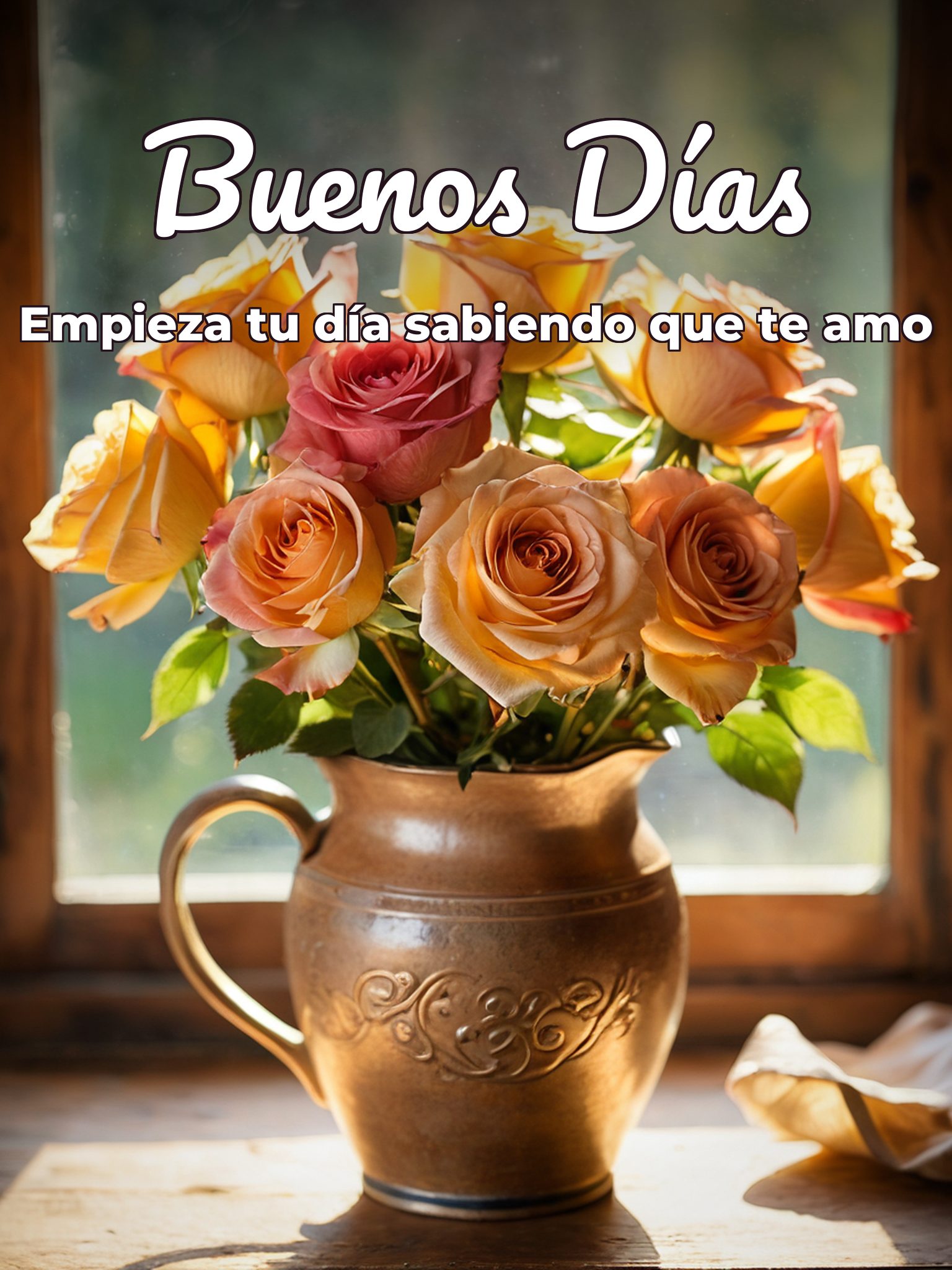 Buenos días amor frases cortas para una amiga