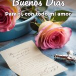 buenos días para ti, con todo mi amor