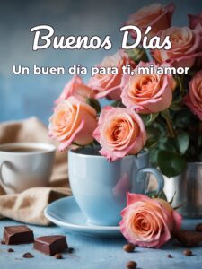Buenos días amor frases romanticas para Facebook