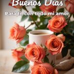 buenos días para ti, con todo mi amor
