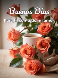 Buenos días amor imágenes lindas para una amiga