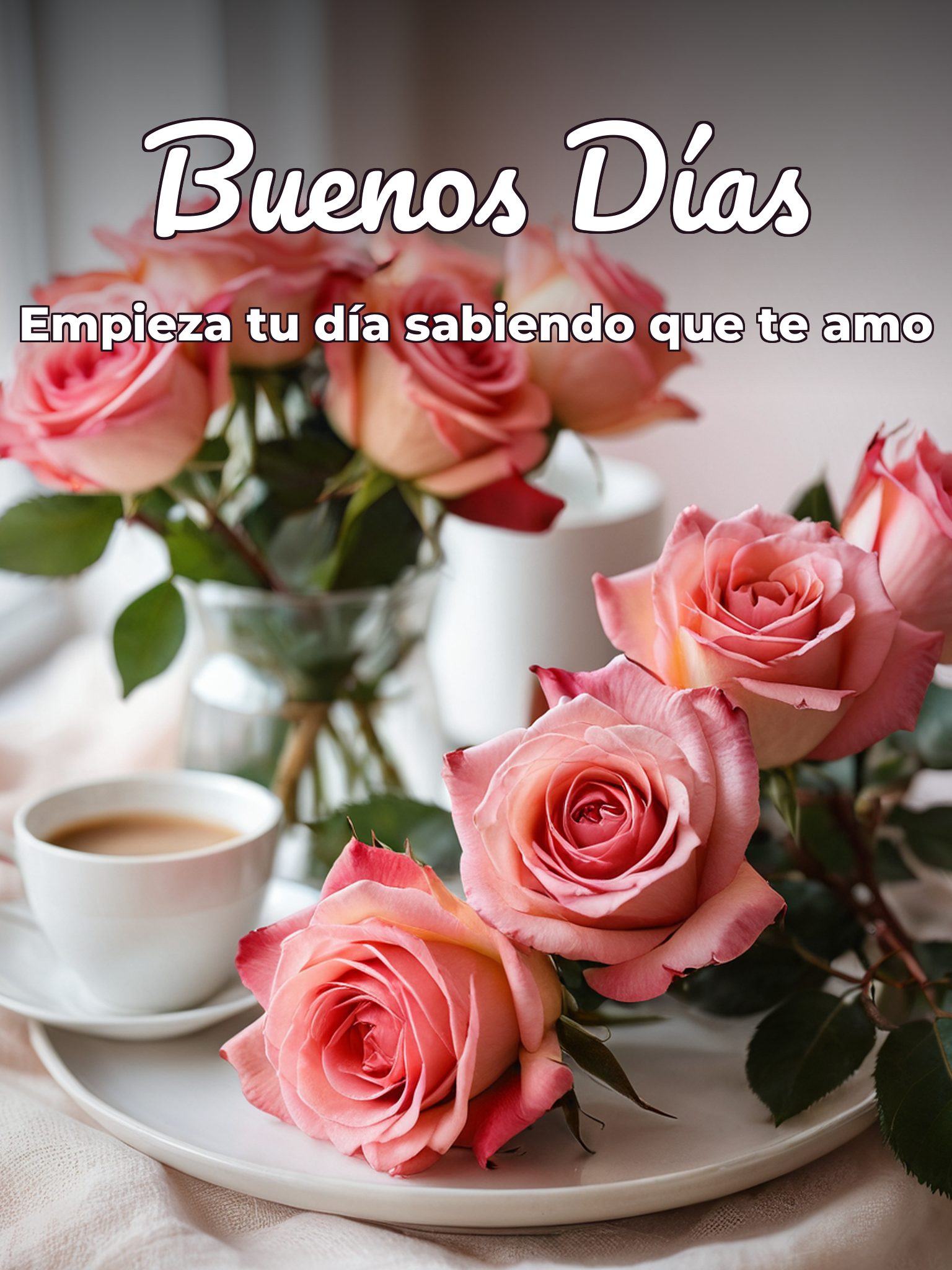 Buenos días amor lindo para celular