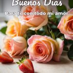 buenos días para ti, con todo mi amor