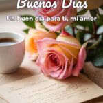 buenos días un buen día para ti, mi amor