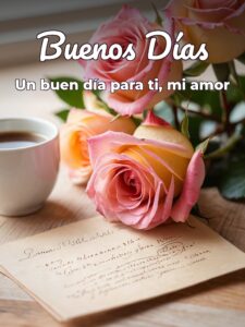 Buenos días amor lindo para una amiga