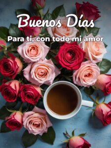 Buenos días amor para mi novio para Facebook