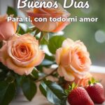 buenos días para ti, con todo mi amor