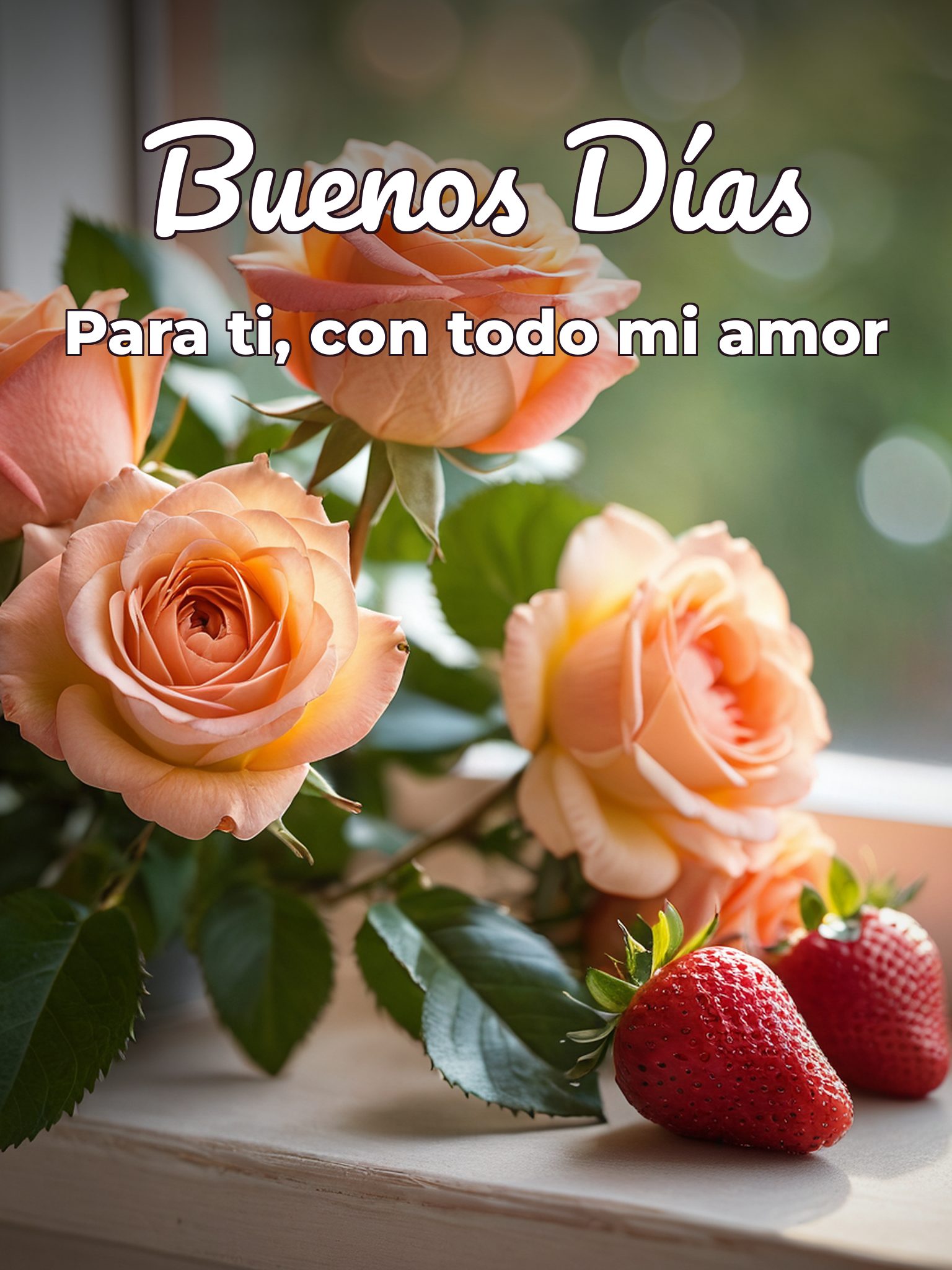 Buenos días amor para WhatsApp