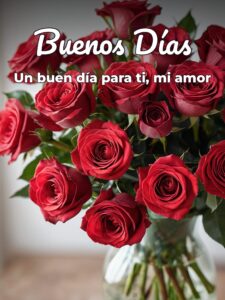 Buenos días amor versos