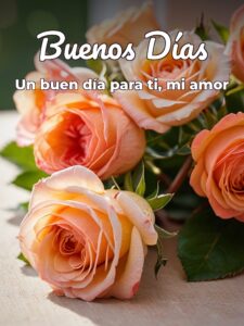 Buenos días amor versos para Facebook