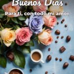 buenos días para ti, con todo mi amor