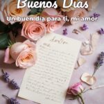 buenos días un buen día para ti, mi amor