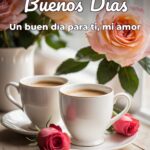 buenos días un buen día para ti, mi amor