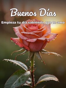 Buenos días amorcito frases para Facebook