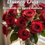 buenos días pensando en ti esta mañana