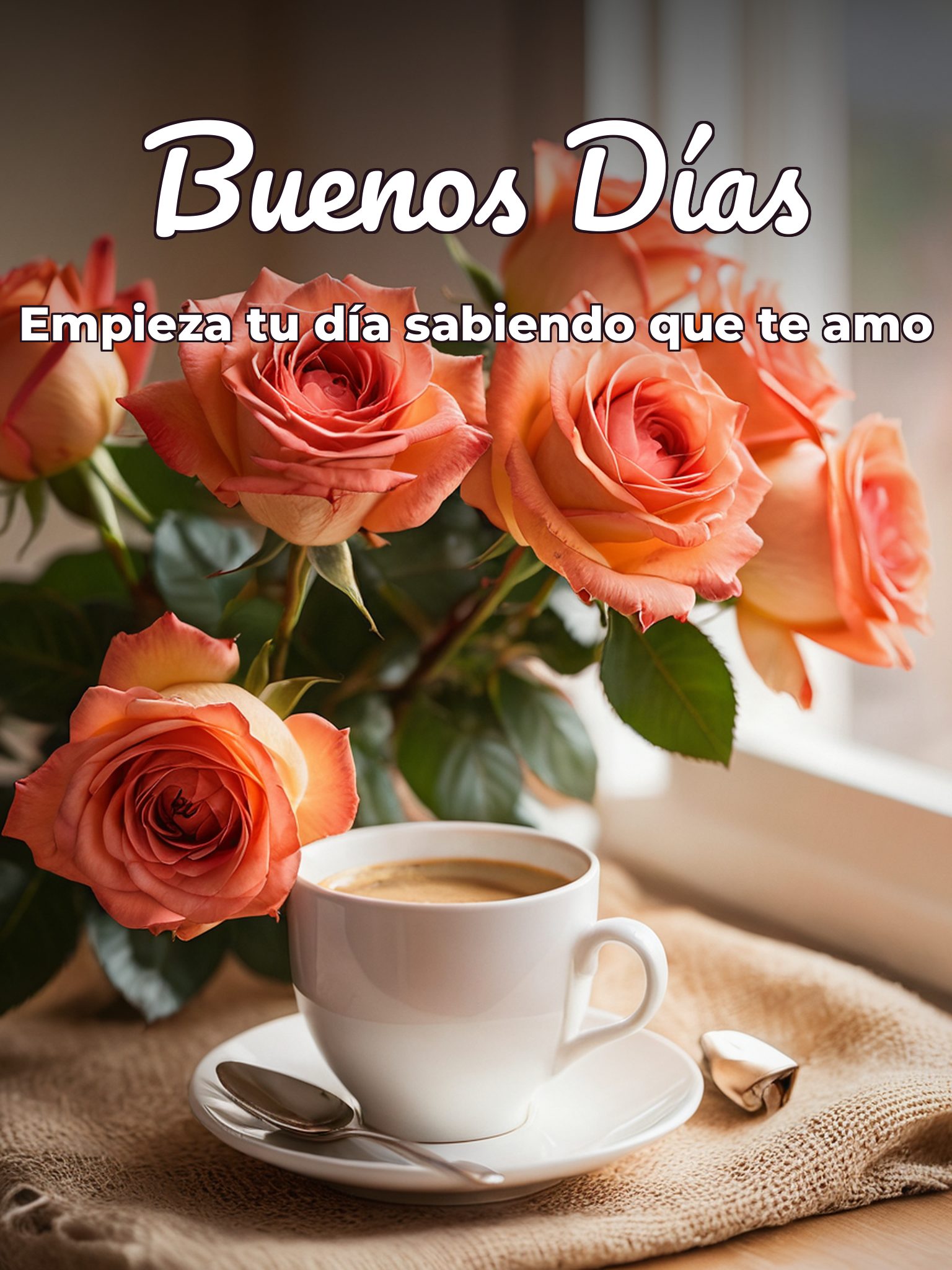 Buenos días amorcito frases