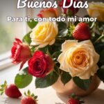 buenos días para ti, con todo mi amor