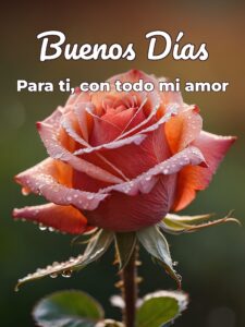 Buenos días amorosos para Facebook