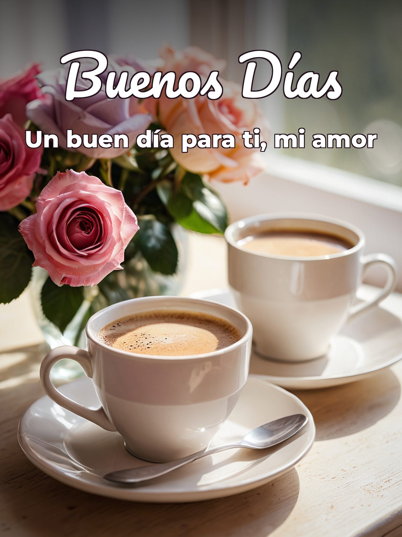 Buenos días bonita para mi amor