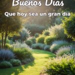 buenos días que hoy sea un gran día