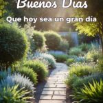 buenos días que hoy sea un gran día
