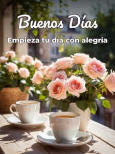 Buenos días con frases bonitas para Facebook