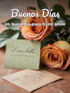 Buenos días con mucho amor para celular