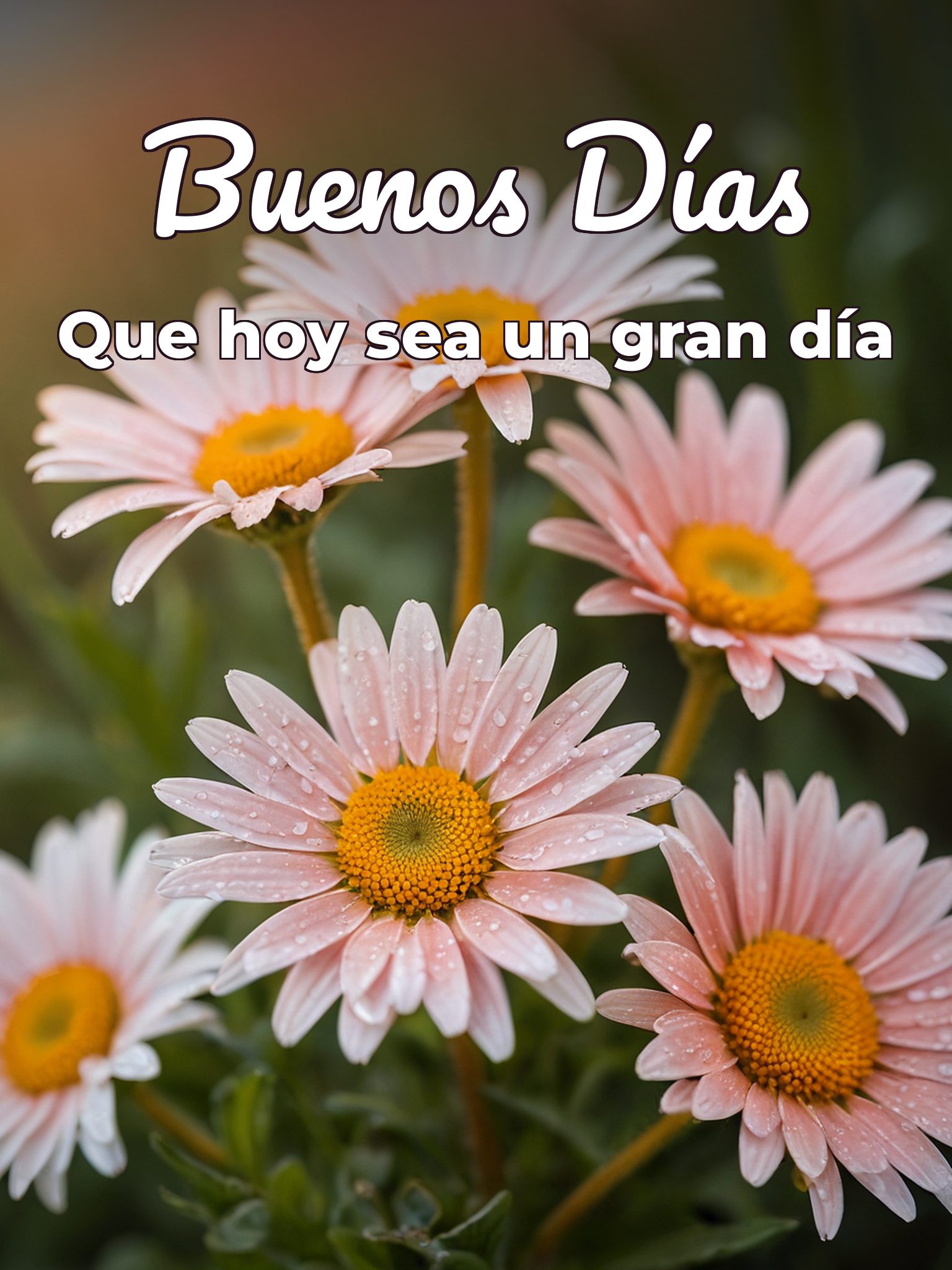 Buenos días con para celular