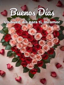 Buenos días de amor para Facebook