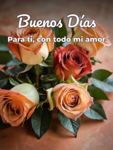 Buenos días de amor para mi novia para Facebook