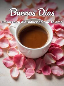 Buenos días de amor para una amiga