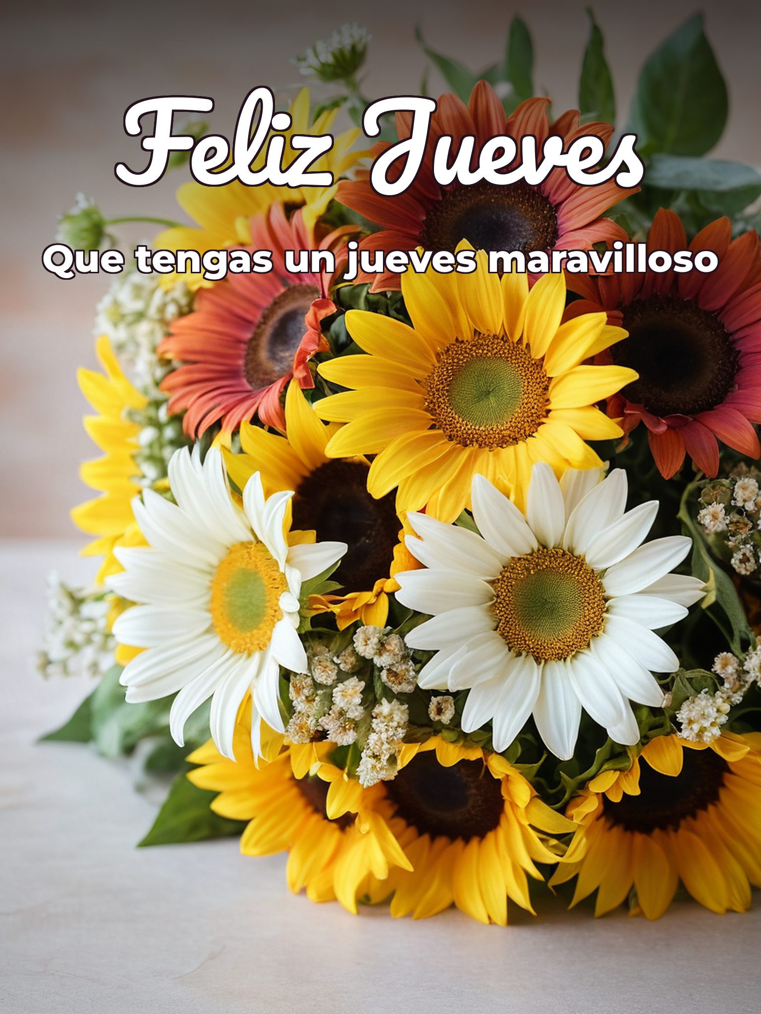 Buenos días feliz día jueves