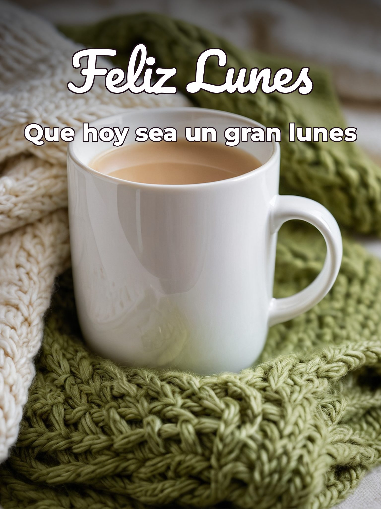 Buenos días feliz lunes