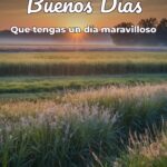 buenos días que tengas un día maravilloso