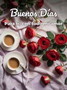 Buenos días frases lindas para mi amor