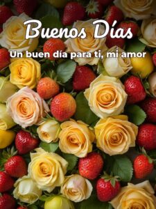 Buenos días imágenes lindas para mi amor