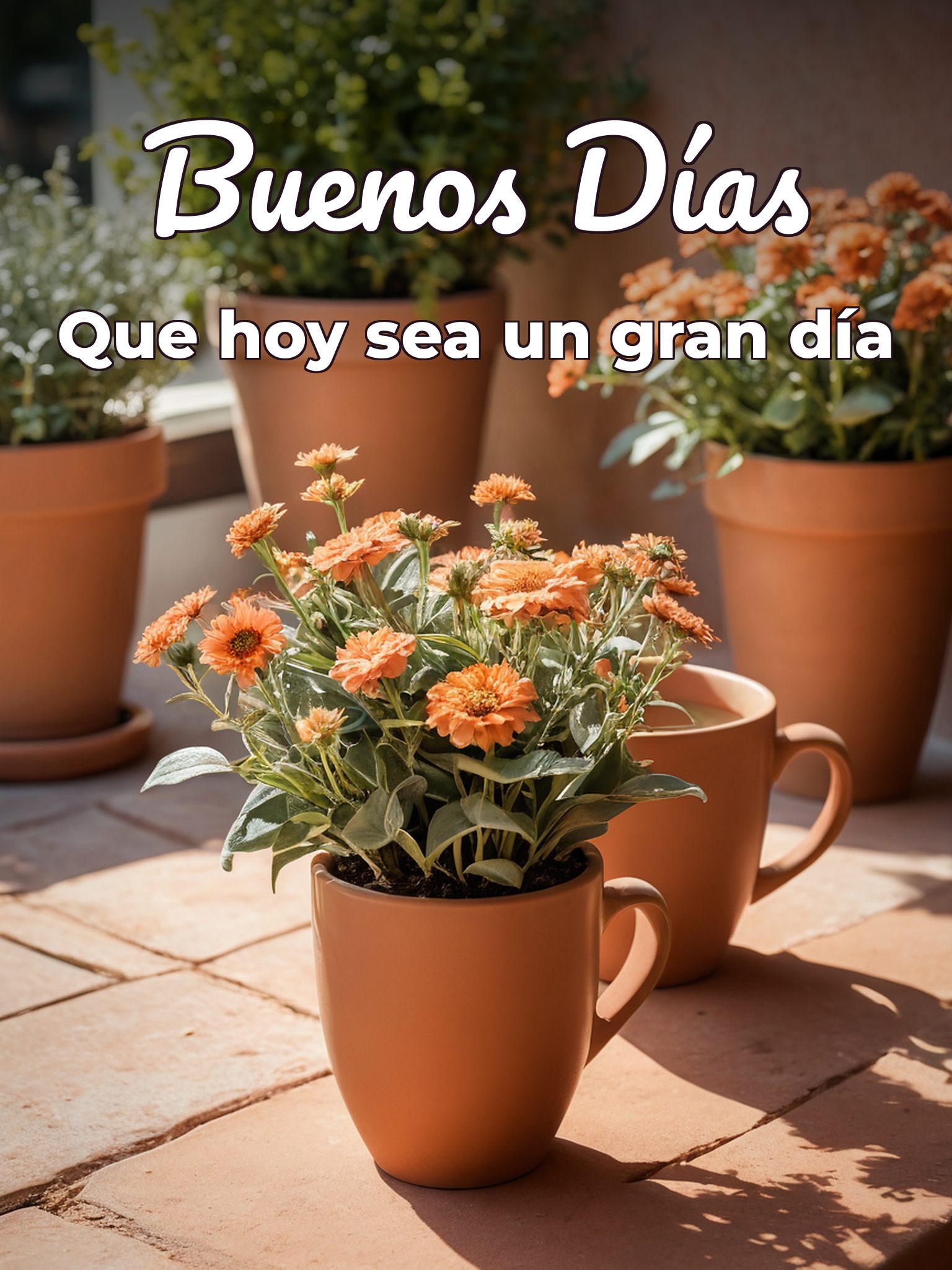Buenos días linda para una amiga