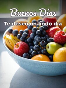 Buenos días lindo día