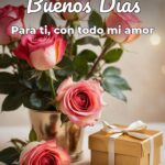 buenos días para ti, con todo mi amor