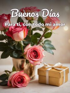 Buenos días lindo día para mi amor