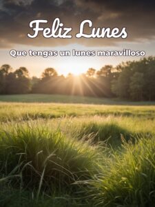 Buenos días lunes de bendiciones para Facebook gratis