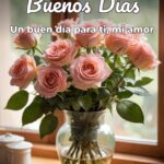 buenos días un buen día para ti, mi amor