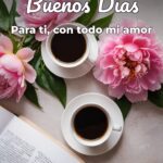 buenos días para ti, con todo mi amor