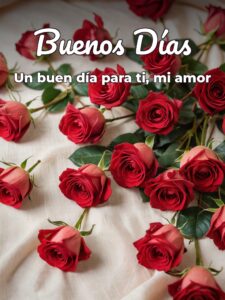 Buenos días mi amor frases cortas para celular