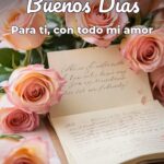 buenos días para ti, con todo mi amor