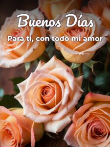 Buenos días mi amor frases cortas para Facebook