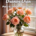 buenos días para ti, con todo mi amor