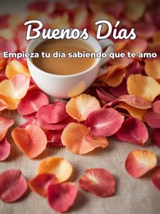 Buenos días mi amor frases para celular